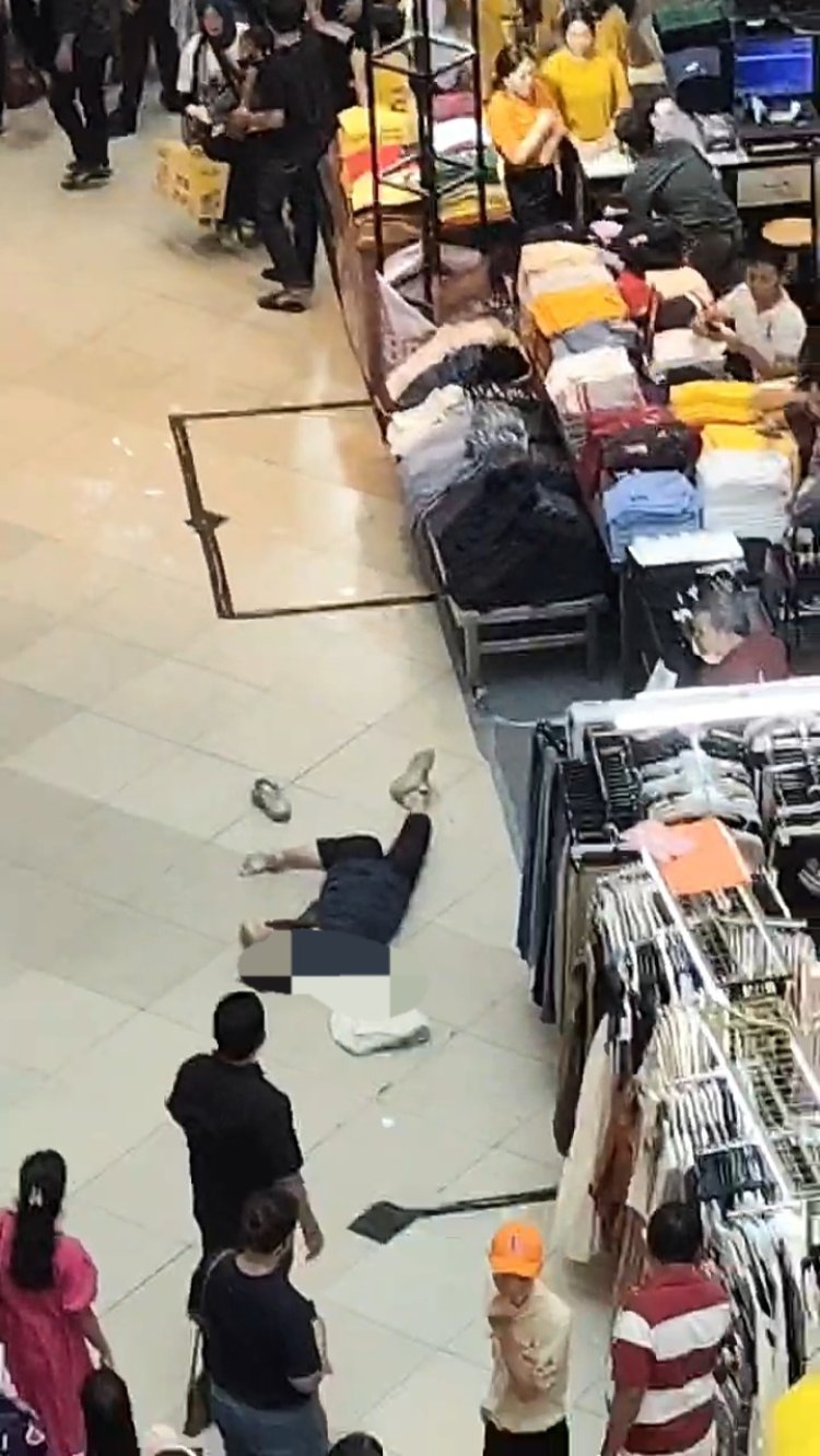 Wanita Jatuh dari Lantai 4 Plaza Medan Fair, Diduga Bunuh Diri